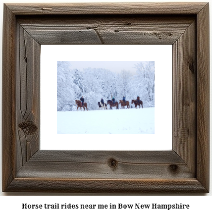 horse trail rides near me in Bow, New Hampshire